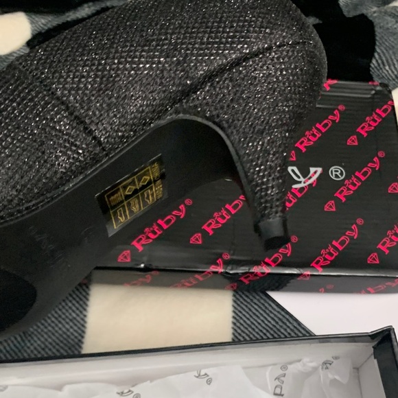 Ruby Rd. Sparkling Black Heels - Picture 6 of 10